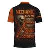 Joycorners Personalized T-Shirt Back Off I've Got Enough To Deal With Today Grim Reaper Design Shirt For Mechanics PT2609