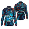 Joycorners Marlin Fishing SPF Shirts, Gone Fishing Be Back At Sunset Or Maybe Sunrise Shirts For Men, Funny Fisherman Gift