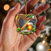 Joycorners Custom Name Ireland Ornament, Christmas Gift for Ireland Lover 2D Flat LM2211