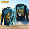 Joycorners Fishing It's Not Just A Hobby It's A Way Of Life Fishing UPF Shirts, Fishing Gifts For Men