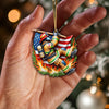 Joycorners Custom Name Firefighter Ornament, Firefighter Memorial Christmas Gift 2D Flat LM2211