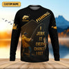 Joycorners Funny Fishing T-Shirt I Jerk It Every Chance I Get Custom Name UPF Shirts, Men's Fishing Shirt
