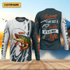Joycorners Tackle Bait Fishing UPF Shirts, Men's Fishing Shirts Long Sleeve, Presents For Fishermen, Men's Fishing Shirt