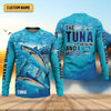 Joycorners The Tuna Are Calling And I Must Go Fishing UPF Shirts, Fishing Gifts For Men, Tuna Fishing Shirts For Men