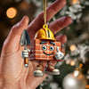Joycorners Custom Name Builder Ornament, Builder Christmas Gift 2D Flat LM2111