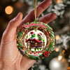 Joycorners Custom Name Couple Ornament, Together Since, Lover Christmas Gift 2D Flat LM2111