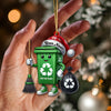 Joycorners Custom Name Cleaner Ornament, Cleaner Save The Planet 2D Flat LM2111