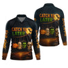 Joycorners Catch Ya Later Fisherman Outfit, Long Sleeve Fishing Shirts, Mens Casual Shirts
