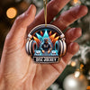 Joycorners Custom Name Disc Jockey Ornament, DJ Christmas Gift 2D Flat LM2111