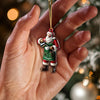 Joycorners Custom Name Santa Bartender Ornament, Home Decor Christmas Gift 2D Flat LM2211