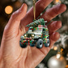 Joycorners Custom Name Jeep Ornament, Christmas Gift for Jeep Lover15 2D Flat LM2111