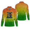 Joycorners Show Me Your Bobbers Shirt, Green Yellow Orange Men Fishing Shirt, Funny Fishing Shirt, SPF Shirt