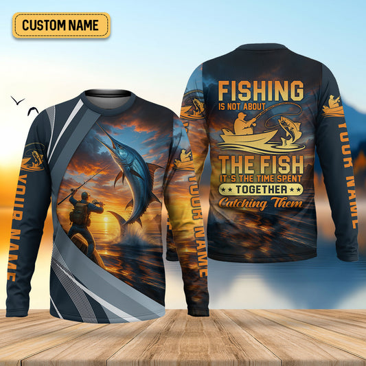 Joycorners Fishing Is Not About The Fish Fishing UPF Shirts, Tournament Fishing Shirts, Men's Fishing Shirt