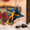 Joycorners Diving, Sea Lover Home Decor, Christmas Ornament, Personalized Ornament6 2D Flat LM2111