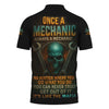 Joycorners Personalized Mechanic Shirt, Once A Mechanic Always A Mechanic, Skull and Wrench Design, Gift For Men PT2609