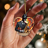 Joycorners Custom Name Saxophone Ornament, Christmas Gift for Saxophone Lover 2D Flat LM2211
