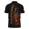 Joycorners Personalized Mechanic Shirt, I'll Be In The Garage, Skull Hand Holding Piston Design, Gift For Men PT2609