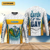 Joycorners Catch Of The Day Funny Fishing Shirts For Men, SPF Shirt For Men, Funny Fishing Shirt, Gift For Fisherman