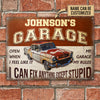 Joycorners Auto Mechanic Garage I Can Fix Anything Customized Classic Metal Signs