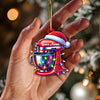 Joyccorners Custom Name Baker Christmas Ornament, Santa Christmas Gift 2D Flat LM2111
