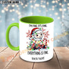 Joycorners Christmas Sheep Everything Is Fine Personalized Mug