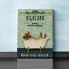 Joycorners Highland Shower Portrait Canvas