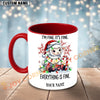 Joycorners Christmas Sheep Everything Is Fine Personalized Mug