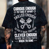Joycorners Personalized Mechanic Shirt, Mechanic Tee with Engine Piston Design for Auto Repair Technician Car Lover Gearhead Gift PT2609