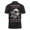 Joycorners Funny Skeleton Mechanic Shirt, My Parents Said I Can Be Anything Unique Humor Apparel for Mechanics and Rebels, Funny Gift for Men PT2609