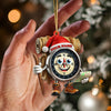 Joycorners Custom Name Hiking Ornament, Hiking Lover Christmas Decoration8 2D Flat LM2111
