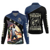 Joycorners Fishing Shirts, I Don't Need Therapy I Just Need To Go Fishing, SPF Long Sleeve Shirts, Fishing Shirts For Men