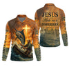 Joycorners I Catch He Cleans, Jesus Fishing Shirt, Funny Fishing Shirt, SPF Shirt For Men, Gift For Fisherman