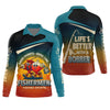Joycorners Life's Better With A Bobber Fishing UPF Shirts, Men's Fishing Shirts Long Sleeve, Presents For Fishermen