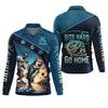 Joycorners Bite Hard or Go Home Fishing Shirts, SPF Long Sleeve Shirts, Fishing Shirts For Men