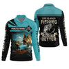 Joycorners Monster Fishing Shirt, Life Is Good Fishing Makes It Better SPF Shirts, Fishing Shirts For Men, Fisherman Gift