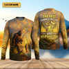 Joycorners The Best Things In Life Are Wild And Free Bigfoot Sunset Funny Fishing Shirt, SPF Shirt For Men