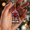 Joycorners Custom Name Gym Ornament, Gymnastics Christmas Gift4 2D Flat LM2211