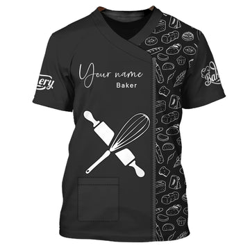 BAKER - Custom Bakery Shirt Gift For Baking & Cake Lover Printed Shirt