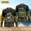 Joycorners Weekend Hooker Camouflage Fishing Shirts, Fishing UPF Shirts, Men's Fishing Shirts Long Sleeve