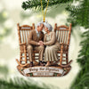 Joycorners Growing Old Together Couple, Home Decor, Christmas Ornament, Personalized Ornament 2D Flat LM2111