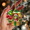 Joycorners Custom Name Christmas Couple Ornament, Couple Christmas Gift 2D Flat LM2111