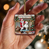 Joycorners Custom Name Santa Groomer Ornament, Home Decor Christmas Gift 2D Flat LM2211