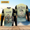 Joycorners Let Down Your Nets Camouflage Fishing Shirts, Christian Fishing SPF Shirt For Men, Presents For Fishermen