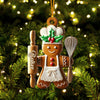 Joyccorners Christmas Gift, Custom Ornament, Custom Name Ginger Ornament 2D Flat LM2111