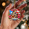 Joycorners Custom Name Puerto Rico Ornament, Christmas Gift for Puerto Rico Lovers 2D Flat LM2211