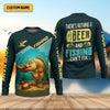 Joycorners There's Nothing A Beer And Fishing Can't Fix SPF Shirt For Men, Gift For Fisherman, Largemouth Bass Fishing