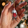 Joyccorners Custom Name Chef Santa Ornament, Christmas Gift for Cooking Lover 2D Flat LM2111