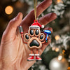 Joycorners Custom Name Groomer Ornament, Pet Shop Christmas Decor 2D Flat LM2111