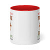 Joycorners If We Get In Trouble It's My Sister's Fault Cow Two Tone Mug