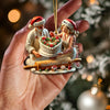 Joycorners Custom Name Baker Couple Ornament Ornament, Lover Christmas Gift 2D Flat LM2111